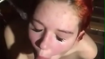 Sauna Teen Babe Blowjob Rough 